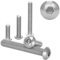 25 Stück Linsenkopfschrauben mit Innensechskant M6x40 Edelstahl A2 ISO 7380-1 Vollgewinde Flachkopfschrauben WIBTEC®
