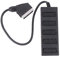 Vocdikficy 21-Poliger Scart-5-Wege-Splitter, 21-Poliger Scart-Stecker auf 5-Buchsen, Adapteranschluss 5, Road-Scart, eine Aufteilung in Fünf Kabelleitungen