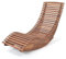 KOMFOTTEU Juego de 1/2 Tumbonas Mecedoras de Madera de Acacia, Tumbona de Jardín de Listones con Carga 160 kg, Silla Mecedora Baño de Sol, para Patio, Terraza, Piscina, 157 x 60 x 76 cm (1)