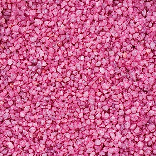 Deko-Granulat pink als farbige Streudeko - 10 kg grober Deko-Sand Ø 2-3 mm für Gläser, Vasen