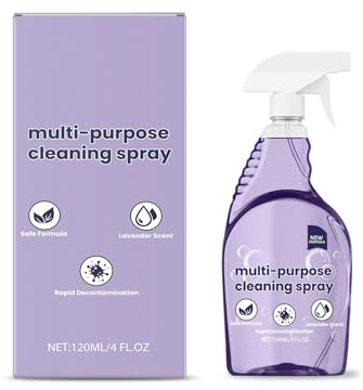 Dr Clean Spray Cleaner For Ovens, Multi Purpose Cleaning Spray For Home Kitchen And Bathroom, Effective Grease And Stain Removal With Refreshing Foam Action, All Surface Cleaner, 120ml