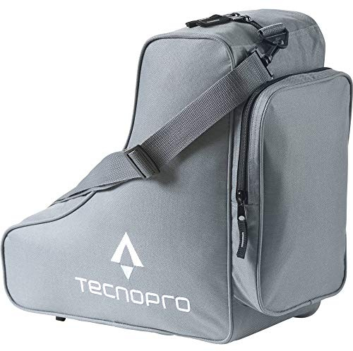 Tecnopro Schlittschuhtasche Classic Tasche, Grau/Weiß/Blau, One Size