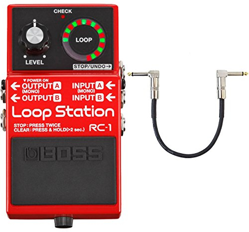 Boss RC-1 Loop Station Looper-Pedal + keepdrum Patchkabel 30cm