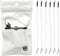 NEWSHOT Barbless Hair Rig Fishing Hooks - 6-Pack, Curved Hook Sizes 6, 8, 10 for Carp/Coarse Fishing with 12lb Braid