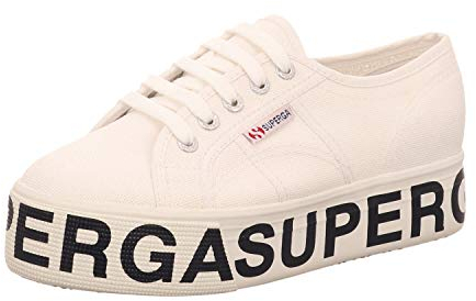 SUPERGA 2790 COTW OUTSOLE LETTERING, Sneaker, Donna, Bianco (White 901), 39 1/2 EU