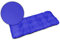 SuperKissen24. Sitzkissen Bankkissen Bankauflage für Gartenbank - 120x50 cm - Outdoor und Indoor - blau