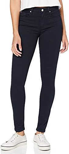 Tommy Hilfiger TH Flex Como Skinny RW Clr Pantaloni, Blu (Desert Sky), W34 / L28 Donna