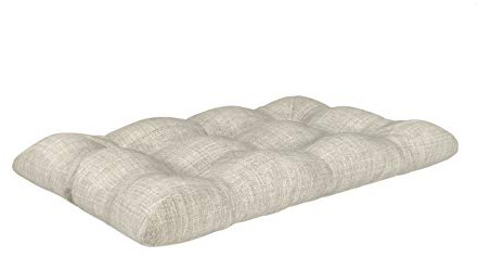 POKAR Palettenkissen Palletenauflagen Palettenpolster Palettensofa Palettenmöbel Schaumflocken Kissen für Europaletten Sitzkissen 120x80, Beige