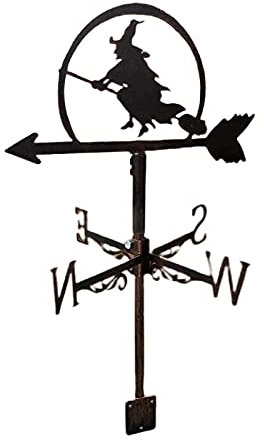Wetterfahne Black Edelstahl Hexe Weathervane Wetter Vane Outdoard Farm