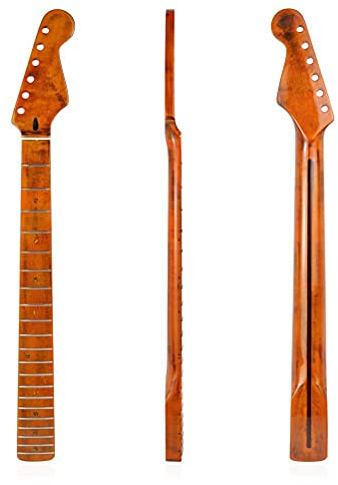 ARTOCT Ahorn E-Gitarrenhals, 22 Bünde E-Gitarrenhals Ersatz Ahorn Gitarrenhals Griffbrett Kompatibel ST E-Gitarre