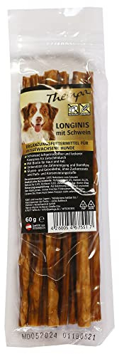 Thempa Longinis mit Schwein 60g I Hundesnack I Belohnung I Kausnack für den Hund I Hergestellt in Österreich