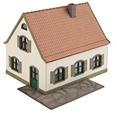 NOCH Kleines Einfamilienhaus, charmantes Modellbauhaus, für maßstabsgetreue Szenen auf Spur N