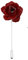 Brosche Blumen, Brosche Rot Kupfer Brooch Elegant Schmuck Herren Nützliche Geschenke für Ehemann