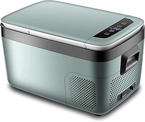 Samnuerly Refrigerador portátil de 18L/25L para Coche, Mini Nevera con congelador, Nevera eléctrica para Coche, para Conducir, Viajar, Picnic al Aire Libre, 12V/24V/240V