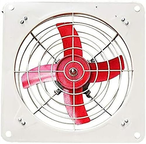 FAiruo Ventilador de Escape a Prueba de explosiones Industrial Mute Potente Ventilador a Prueba de explosiones Ventilador de Escape Cuadrado con persianas