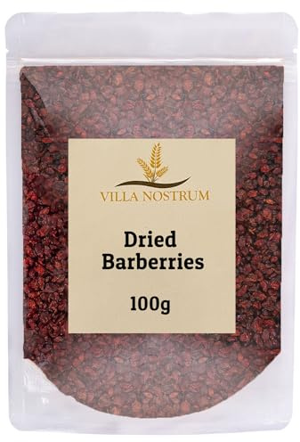 Dried Barberries 100g by Villa Nostrum - Natural Raw Dried Barberries