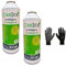 Gasica D2 226g. (Pack 2 uds. + Guantes de Protección) Botella Refrigerante Orgánico Ecológico Sustituto del R12 y R134A para Recarga de Aire Acondicionado Coches