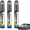 Landrain 3 Stück Auto Lackstift Grau, Lackstifte für Auto Kratzer