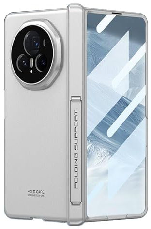 COQUE Funda Honor Magic V3,película Protectora de Carcasa con bisagras integradas, Carcasa Plegable con Todo Incluido,Funda de teléfono Plegable para Honor Magic V3-Plata