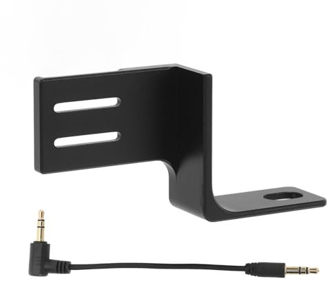 VBESTLIFE Zapata Fría de Micrófono Invisible para X4, Soporte de Montaje para Adaptador de Micrófono, Soporte de Micrófono Externo con Cable de Audio para X4 X3 X2