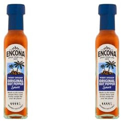 Aayns Encona West Indian Original Hot Pepper Sauce, 142 ml, Pack of 2