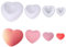 Junhui 4 Pezzi Candela Stampi in Silicone di San Valentino, Cuore Stampo Candela, 3D Forma di Cuore Stampo per Stampi Epossidici in Silicone per Realizzare Candele, Saponi, Aromaterapia
