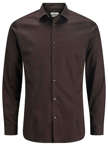 JACK & JONES Jprblaparma Shirt L/S Noos Marrone marrone delicioso XL