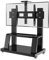 Genérico Soporte de TV móvil, Mueble de TV portátil con Ruedas, soporta 500 Libras, Adecuado para televisores de Pantalla Plana LCD LED OLED de 32-75 Pulgadas, Carro de TV con Bandeja