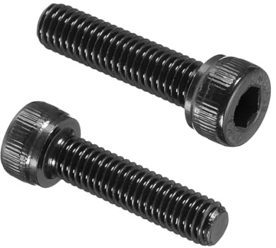 PATIKIL 50 Pcs M5 x 20 mm Vis À Tête Hexagonale Creuse, Vis À Tête Hexagonale En Acier Au Carbone Grade 12.9, Noir Oxyde, Filetage Complet