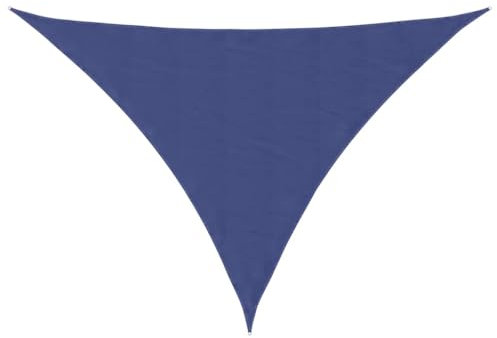 vidaXL Sonnensegel Blau 7x5x5 m 100% Polyester Oxford, Windschutz, Markise, Sonnenplane, Sonnendach, Schattenspender, Schattentuch, Garten Sonnensegel