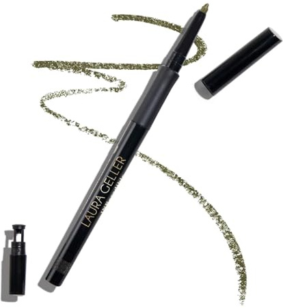 LAURA GELLER INKcredible Gel Eyeliner - Waterproof Smudge-proof Eyeliner Pencil - Built in Sharpener (110 Olive My Love)