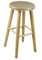 Magnetic Mobel Tabouret en Bois Solide Petit déjeuner pub Bar Cuisine Nouveau hêtre 60 cm (laqué hêtre)