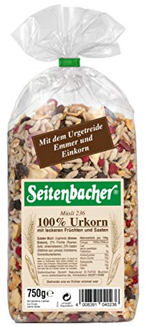 Seitenbacher 100% Urkorn Müsli Emmer und Einkorn (1 x 750 g)