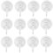 Lot de 12 crochets à ventouse - Système de verrouillage - Puissance d'aspiration sous vide extra forte - Idéal pour la cuisine ou la salle de bain - Pour serviettes, peignoirs, manteaux, poêles,