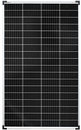 enjoy solar® Monokristallines Solar panel deal für Wohnmobil, Gartenhäuse, Boot (Mono 140W)