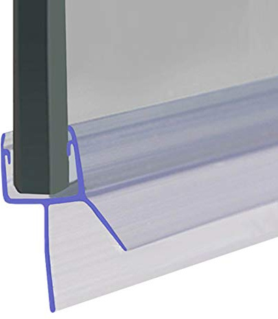 Shower Seal for Screens, Doors or Panels | Fits 10, 11 or 12mm Glass | Straight Fin Shape | Seals Gaps of Up to 23mm | 80cm, 90cm, 140cm or 2m Long | SEAL035 (140cm)