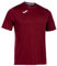 Joma - Men's Short Sleeve Sports T-Shirt - Lightweight and Breathable - Ideal for All Sports - Combi M- Burdeos