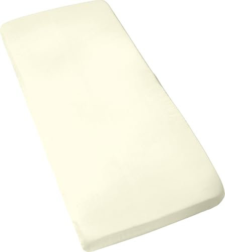 Erwin Müller Kinder-Spannbettlaken Murnau Single-Jersey - Natur Größe 60x120 cm - 70x140 cm - hautfreundlich, atmungsaktiv, bügelfrei, strapazierstark