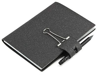 A6 Mind-Papers, revolutionäres X17-Karteikarten-Lernkarten-Box-Konzept! Recyceltes Leder grau, nachhaltig; Inhalt: Ca. 30 Karten + Sloop + Bleistift! Made in Germany, 17 Jahre Garantie*