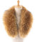 ihreesy 90CM Colletto in Pelliccia Sintetica, Collo Artificiale Rimovibile in Pelliccia di Volpe con Bottoni Sciarpa in Pelliccia di Volpe Sintetica Sciarpa Invernale Calda da Donna,Nero giallo