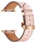 Cinturino in Pelle per Apple Watch Band 49mm 45mm 44mm 42mm，Cinturini Sportivi di Ricambio Cinturino in Vera Pelle per Iwatch Series Ultra 2/Ultra/9 8 7 6 SE 5 4 3 2 1,rose button pink,42/44/45/49mm