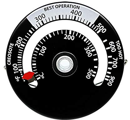 Kaminofen thermometer, Ofenthermometer Magnetisches Messgerät Für Kamin Holzofen Rauchrohr Wärmerohr