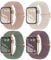 Suitisbest Braided Band Compatible for Apple Watch Strap 40mm 41mm 38mm 42mm 44mm 45mm 46mm 49mm for Women Men, Stretchy Elastic Strap for iWatch SE Series 10 9 8 7 6 5 4 3 2 1 Ultra Ultra2