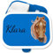 Kinder Campus für Mepal - Pferde - Brotdose Pferdekopf Jausenbox Pferdemädchen Vesperbox Reiten I Pferd - 750 ml - Blau - 1. klasse geschenke brotzeitbox schule mädchen horse braunen brotbox