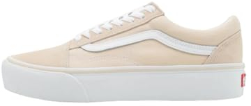 Vans Old Skool Platform RGJ921 Rainy Day beige Mädchenschuhe Turnschuhe Stoffschnürsenkel 40