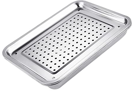 ABOOFAN Tablett zum Servieren von Getränken Tee nach japanischer Art Inhaber für den einzug ablage frühstückstablett Tee-Tablett Tablett für Teetassen Rostfreier Stahl Zubehör