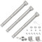 Gardenz Universal Brenner,30,8 bis 44,9 CM Einstellbarer Edelstahl Brenner Zubehör für Gasgrill-Ersatzteile, 3PC Universal-Brenner für Master Forge Perfect Flame Uniflame Lowes und andere Grillgeräte.