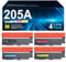 Coloran 205A CF530A Tonerkartusche Kompatibel für HP 205A für HP MFP M181fw Toner Color Laserjet Pro MFP M180fw M180n M180nw M181n M181fw M154a M154nw (Schwarz, Cyan, Magenta, Gelb, 4er-Pack)