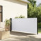 Juroupi Seitenmarkise Ausziehbar Sichtschutz Garten Sichtschutz Ausziehbar Balkon Seitenmarkise Weiß 100x300 cm
