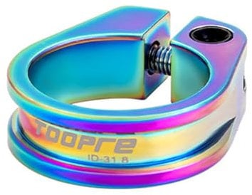 HOUSON Aluminum Alloy Bicycle Seat Clamp Quick Release for Mountain Bike Seat Tube 31.8mm Multicolor